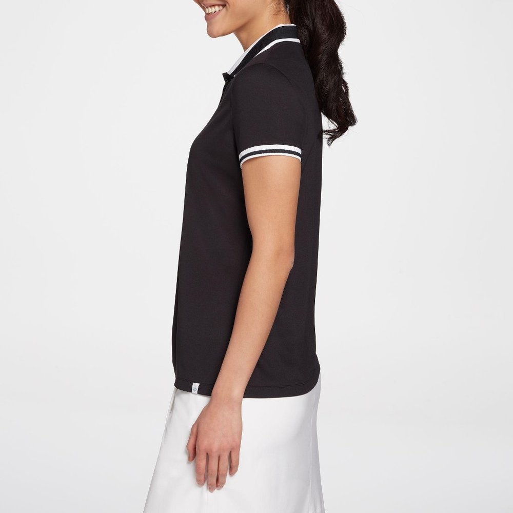 NWT Walter Hagen Women's Pique Rib Trim Short Sleeve Golf Polo - Picture 4 of 4